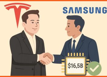 Tesla bilan Samsung hamkorlik qilmoqda