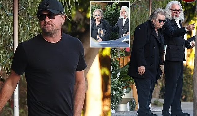 Leonardo Di Kaprio kechki ovqat paytida Al Pachino bilan birga…