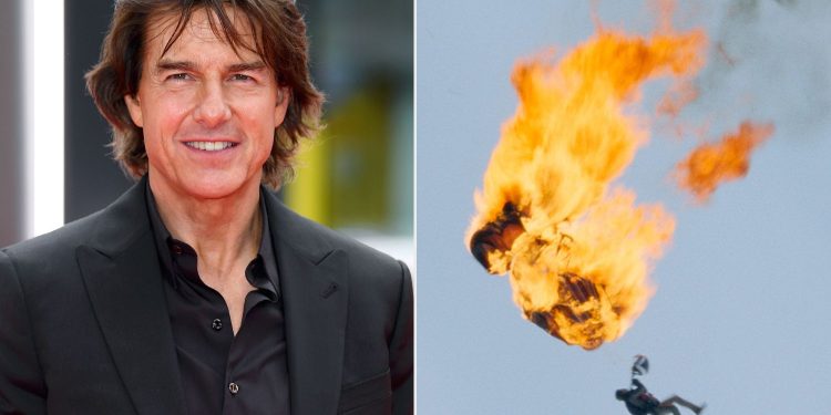 Tom Kruz 16 marta yonayotgan parashyut bilan sakrab rekord o‘rnatdi(Ha, u yana o‘zini film yulduzi emas, superqahramonlini isbotladi!)