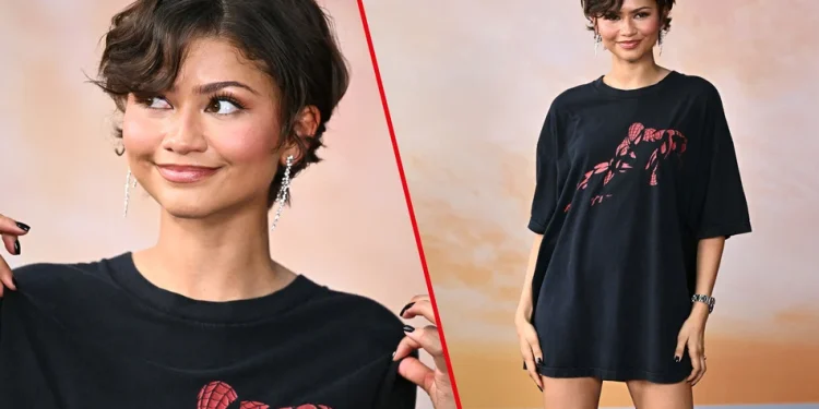 Zendaya Parijda noodatiy obrazi bilan yana diqqat markazida