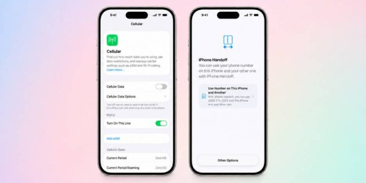 Apple bitta telefon raqamini ikkita iPhone’da ishlatish imkoniyatini taqdim etadi